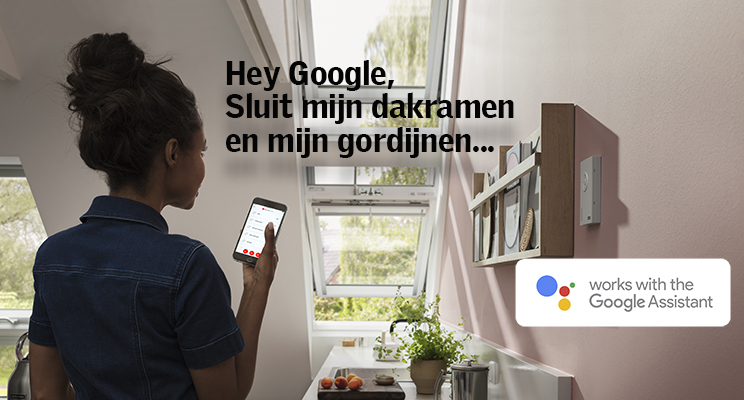 VELUX ACTIVE | Bedien uw VELUX dakramen en gordijnen met uw smartphone of tablet en houdt uw binnenklimaat gezond.